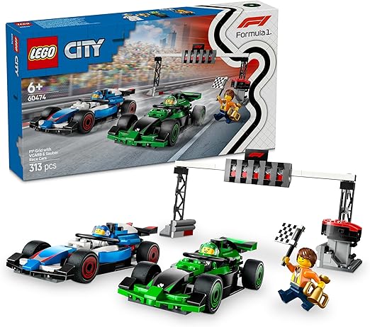 Buy Lego F1 Grid with VCARB & Sauber Race Cars | Yallatoys.com