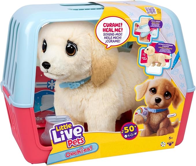 Buy Little Live Pets Ouchies Deluxe Electronic Puppy Playset Cooper | Yallatoys.com
