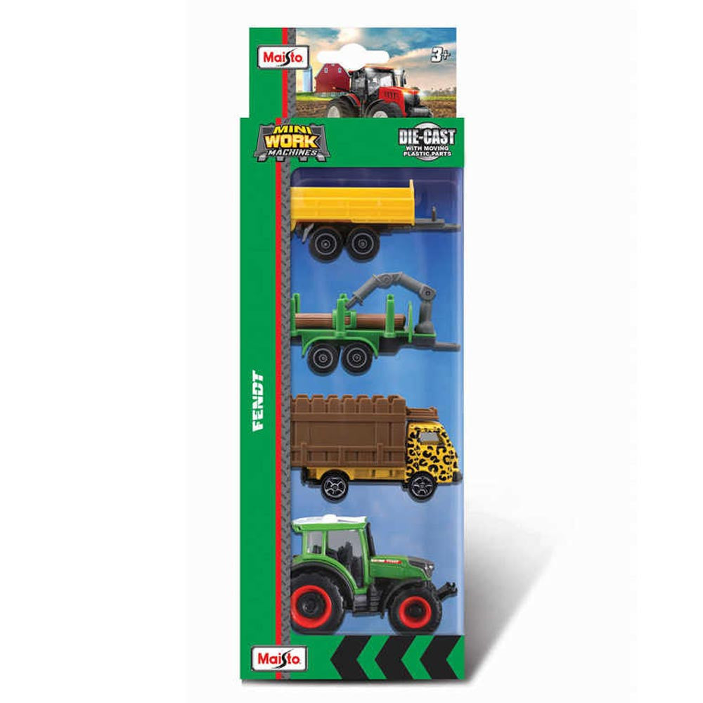 Buy Maisto Massey Ferguson Mini Work Machines Farm 4pack | Yallatoys.com