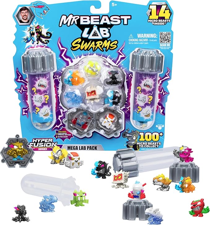 Buy MrBeast Lab Swarms Mega Lab 14 Pack (Sold Separately Subjected to Availability) | Yallatoys.com