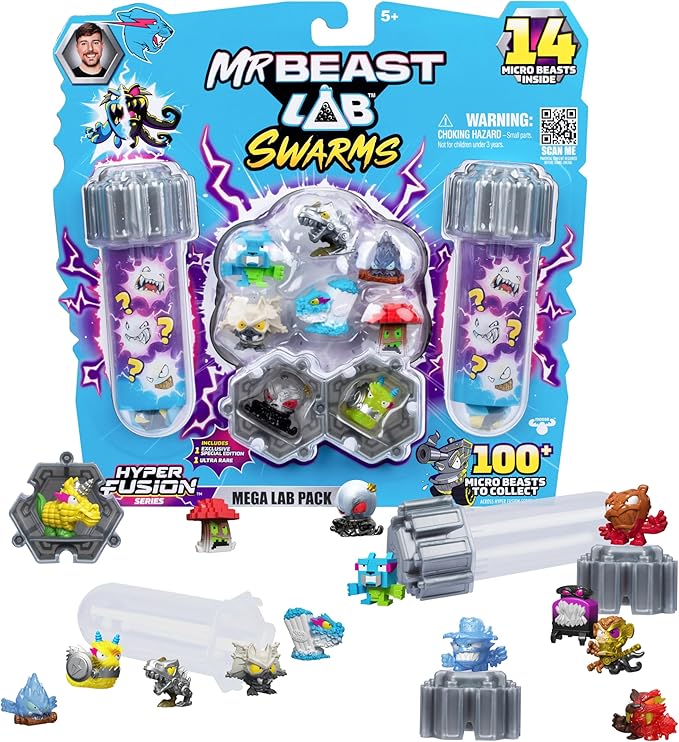 Buy MrBeast Lab Swarms S3 Mega Lab 14Pk (Sold Separately Subjected to Availability) | Yallatoys.com