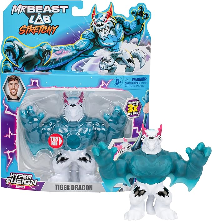 Buy MrBeast Lab Stretchy Hero Tiger Dragon | Yallatoys.com
