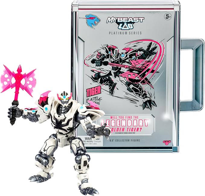 Buy MrBeast Lab Platinum Series Collector Figure Tiger | Yallatoys.com