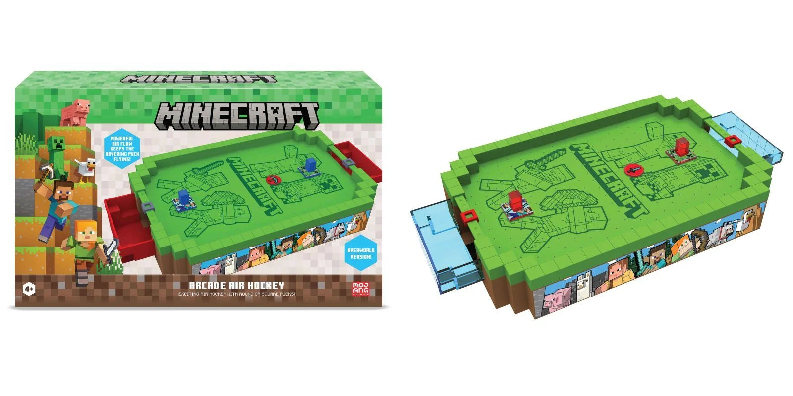 Buy Merchant Ambassador Minecraft Arcade Air Hockey (Premium Series) Overworld | Yallatoys.com