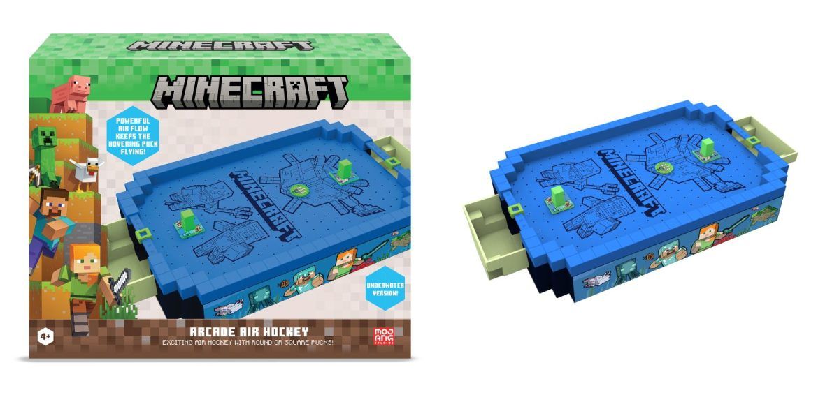 Buy Merchant Ambassador Minecraft Arcade Air Hockey (Premium Series) Undewater | Yallatoys.com