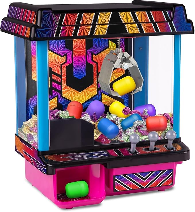 Buy Merchant Ambassador Electronic Arcade Claw Crane Game Hyper Neon Black Series | Yallatoys.com