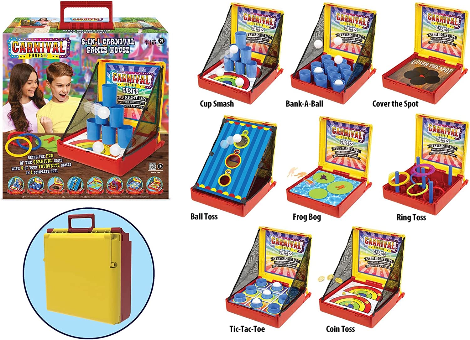 Buy Merchant Ambassador 8 in 1 Carnival Games | Yallatoys.com