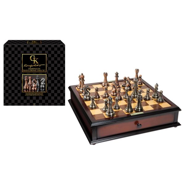 Buy Merchant Ambassador Kasparov Grandmaster Silver & Bronze Set | Yallatoys.com
