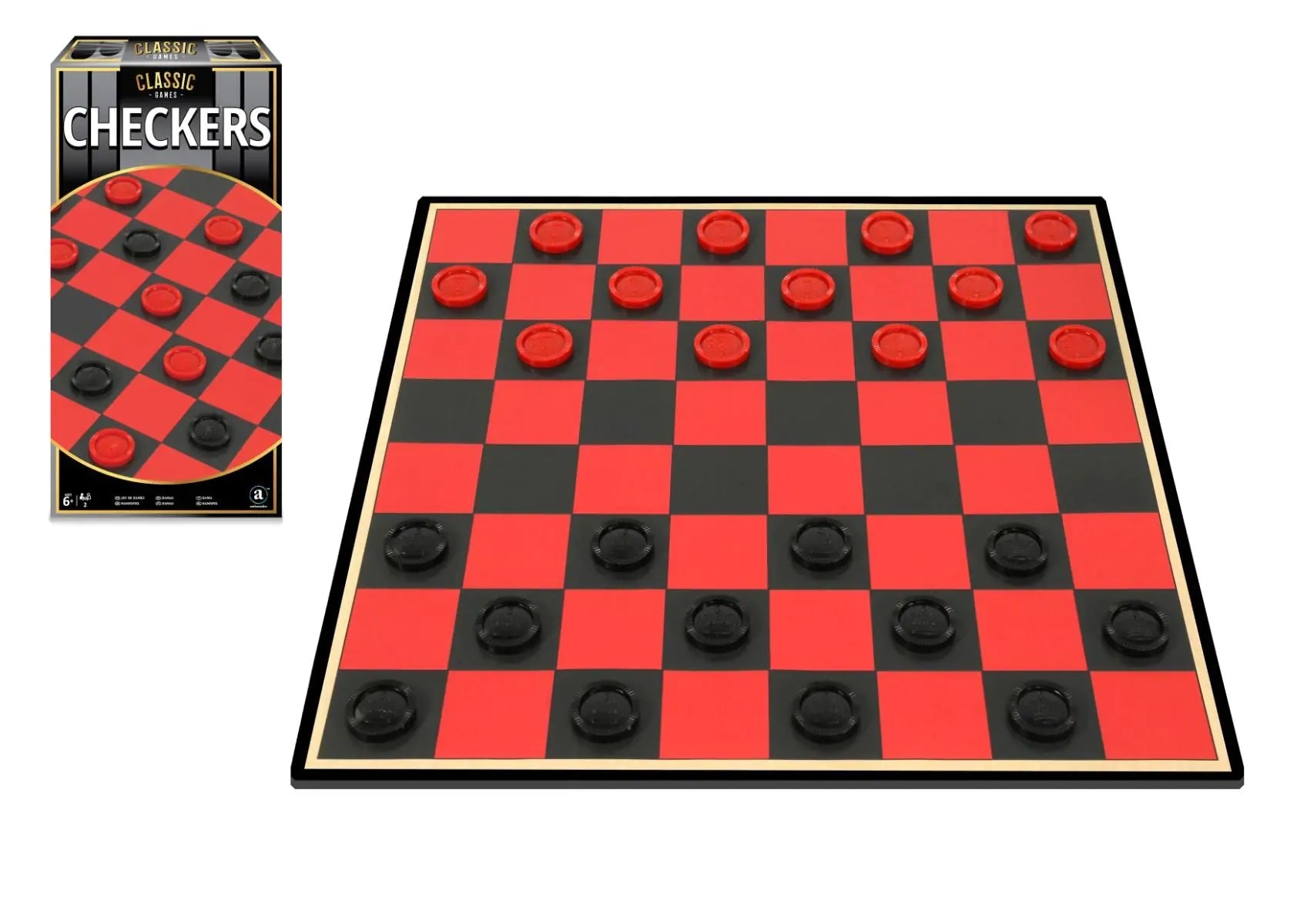 Buy Merchant Ambassador Classic Checkers Game Basic | Yallatoys.com