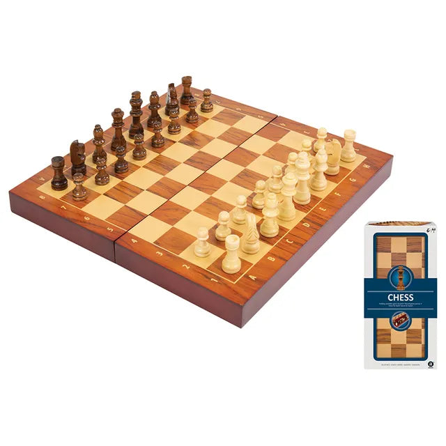 Buy Merchant Ambassador Folding Wood Chess Set | Yallatoys.com