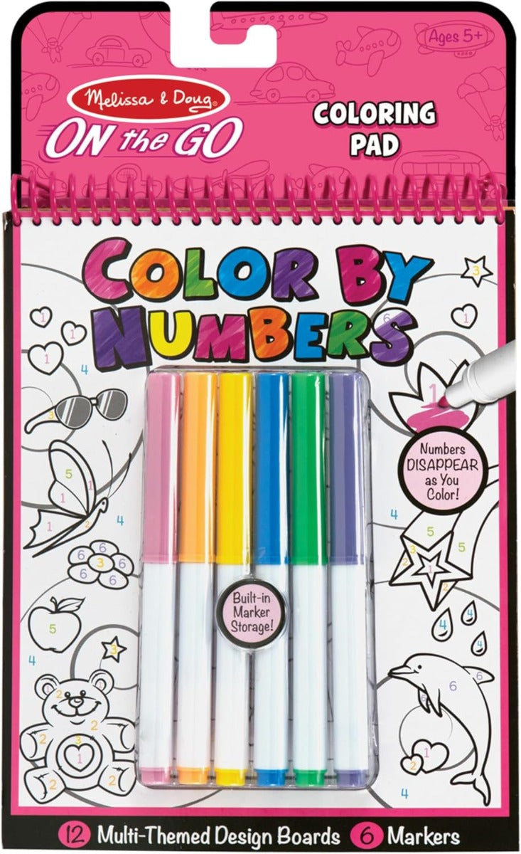 Buy Melissa And Doug Color By Numbers Pink | Yallatoys.com