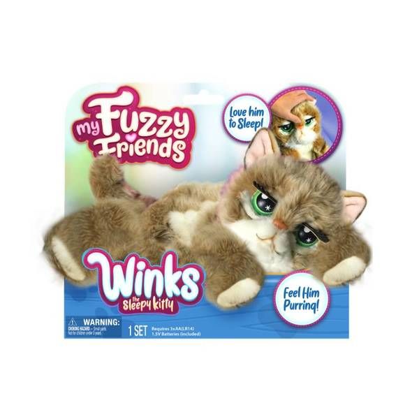 Buy My Fuzzy Friends Winks Sleepy Kitty | Yallatoys.com