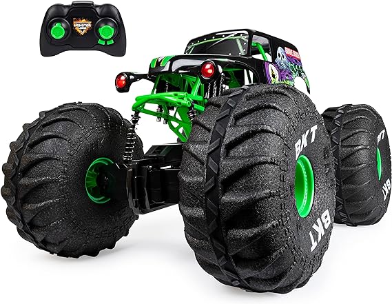 Buy Monster Jam Official Mega Grave Digger All-Terrain Remote Control Monster Truck with Lights | Yallatoys.com