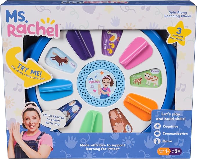 Buy Ms Rachel Spin and Sing Learning Wheel | Yallatoys.com