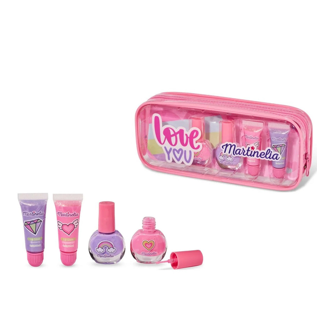 Buy Martinelia Super Girl Nail Polish And Lip Gloss Bag | Yallatoys.com