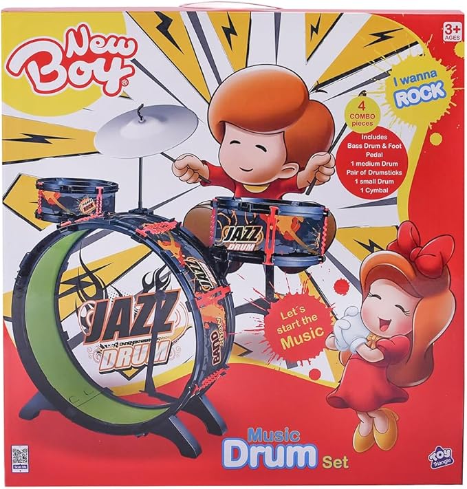 Buy New Boy Music Drum Set | Yallatoys.com