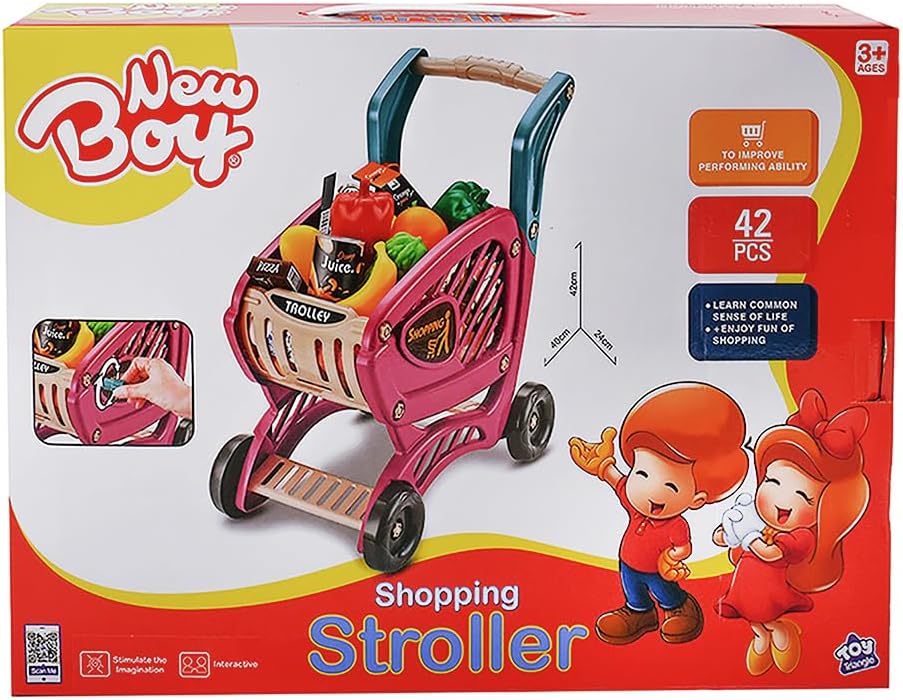 Buy New Boy Shopping Stroller 42pcs | Yallatoys.com