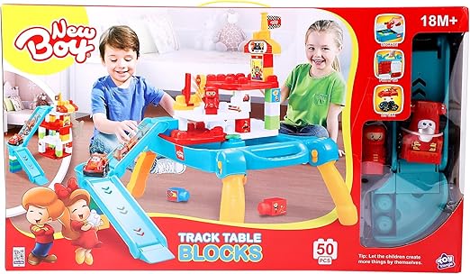 Buy New Boy Blocks Race Track 50pcs | Yallatoys.com