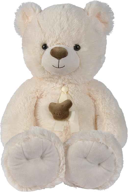Buy Nicotoy Cream Ribbon Bear Plush Toy 85 cm | Yallatoys.com
