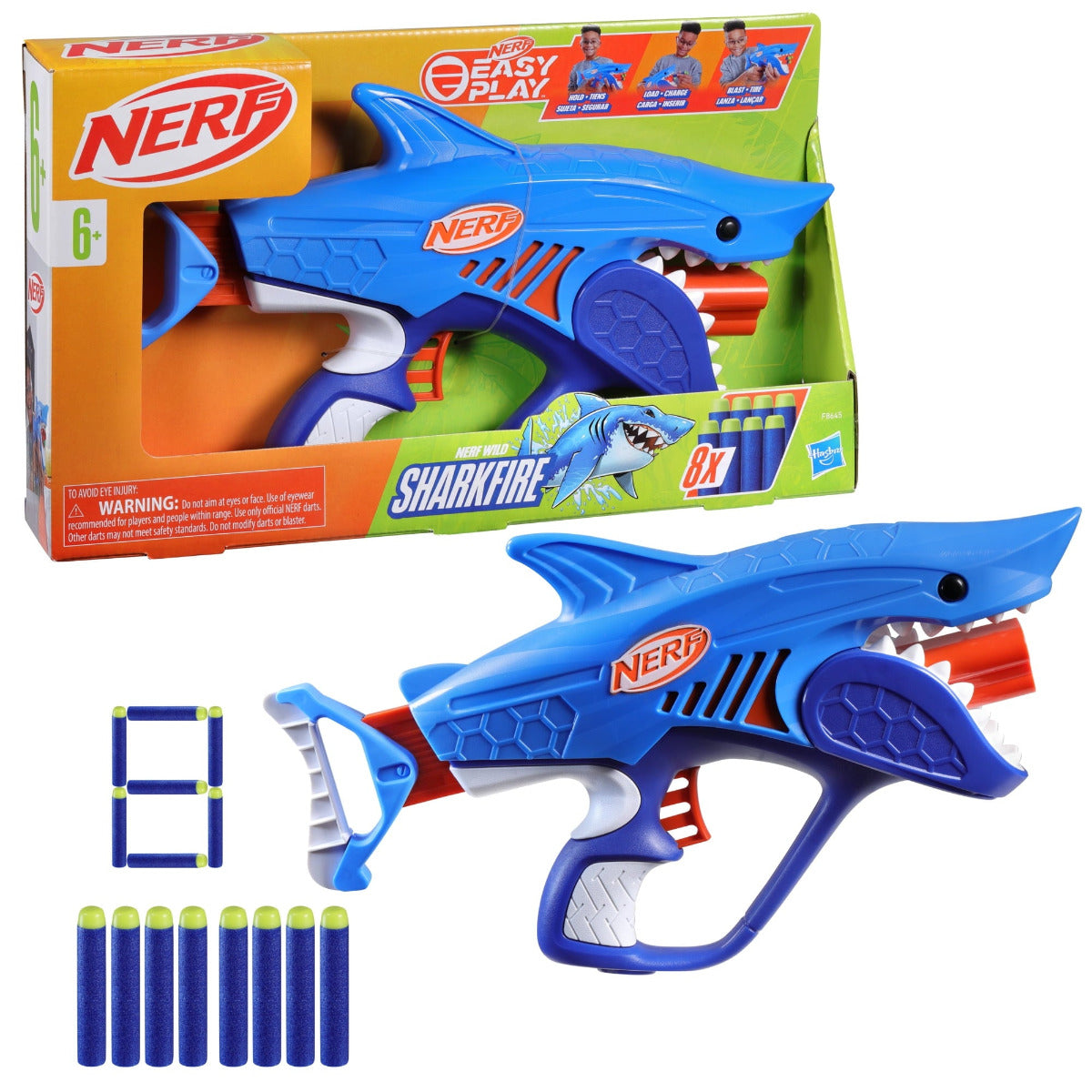 Buy Nerf Elite Junior Shark Fire Toy | Yallatoys.com