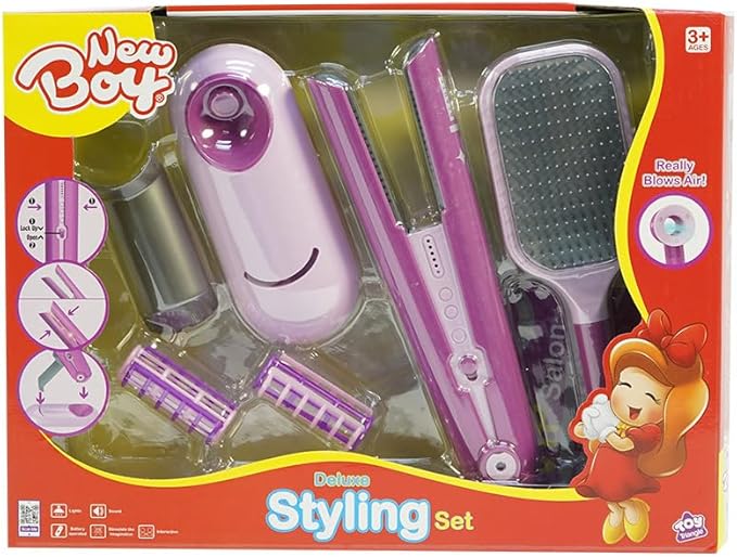 Buy New Girl Deluxe Styling Set Hair Straightener  | Yallatoys.com