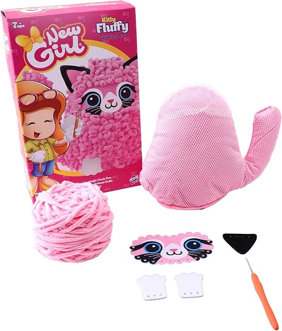 Buy New Girl DIY Plush Kitty Fluffy | Yallatoys.com