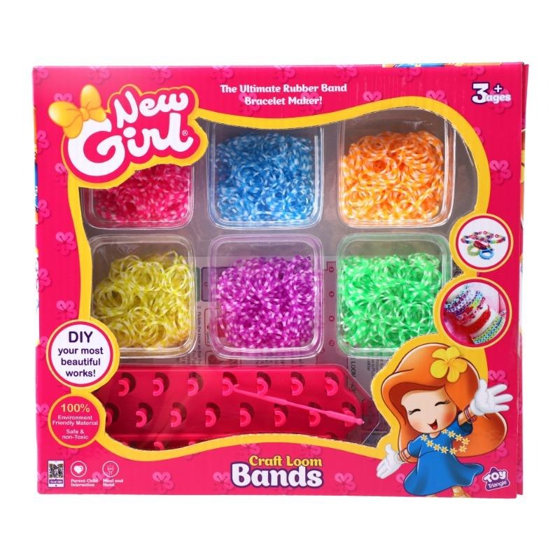 Buy New Girl Craft Loom Bands DIY Kit | Yallatoys.com