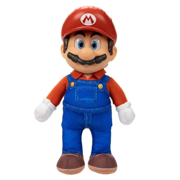 Buy Nintendo Super Mario Movie 15inch Posable Plush Mario | Yallatoys.com