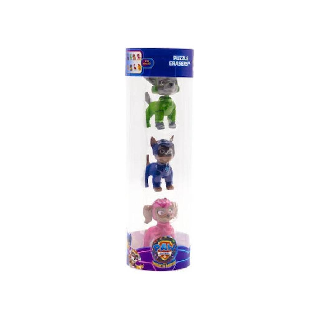 Buy Paw Patrol The Mighty Movier 3D Puzzle Erasers 3pcs (Sold Separately Subject to Availability) | Yallatoys.com