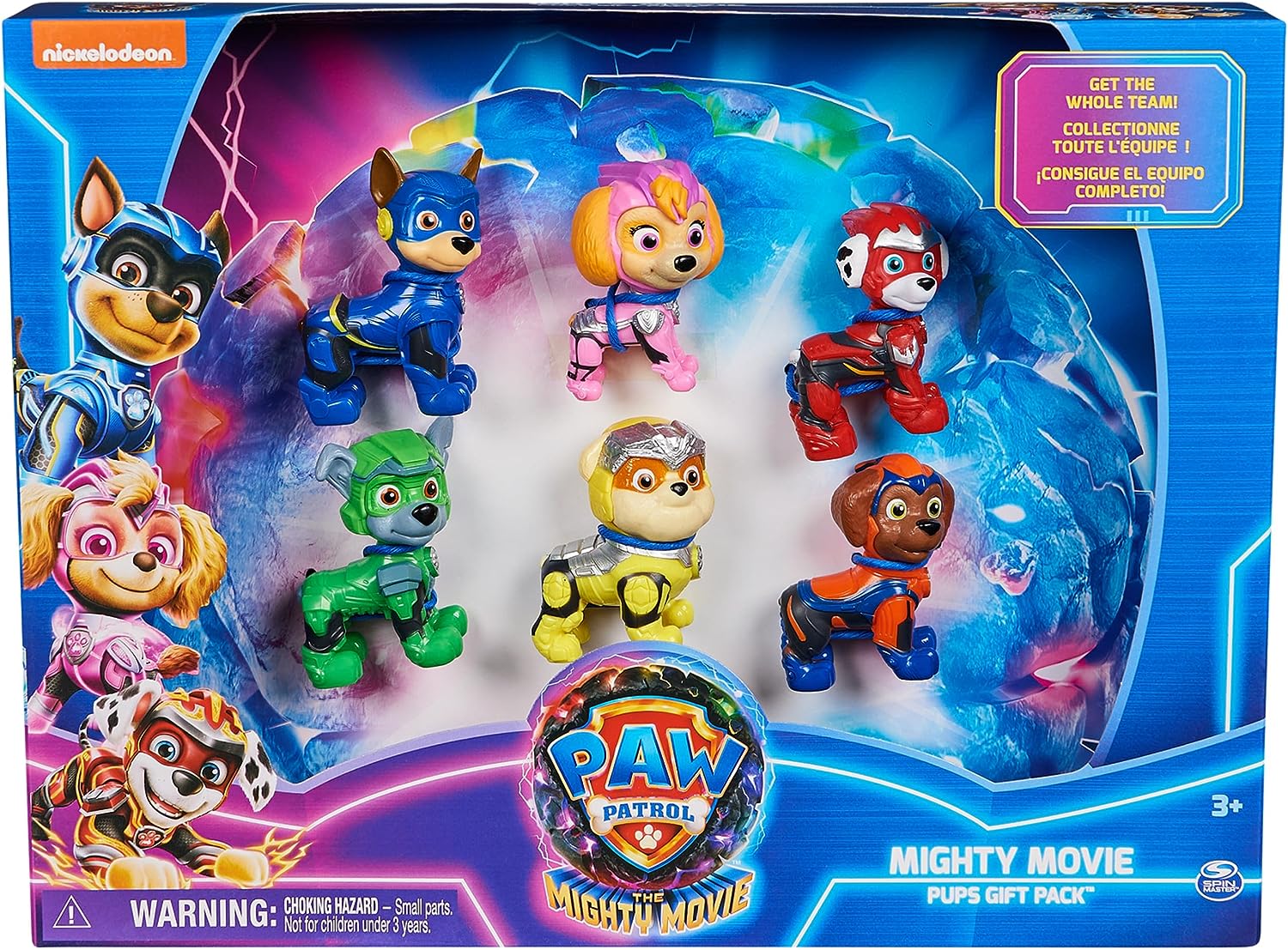 Buy Paw Patrol The Mighty Movie with 6 Collectible Action Figures Gift Pack | Yallatoys.com