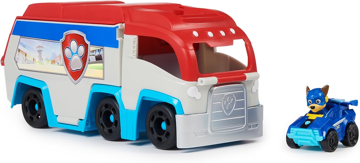 Buy Paw Patrol The Mighty Movie Pup Squad Patroller Toy Truck with Collectible Mighty Pups Chase | Yallatoys.com