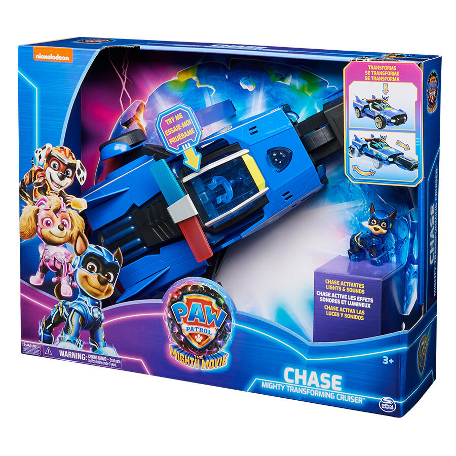 Buy Paw Patrol The Mighty Movie Chase Mighty Transforming Cruiser | Yallatoys.com