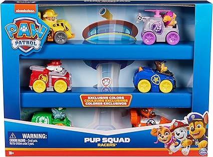 Buy Paw Patrol Pup Squad Racers 6pcs Vehicle Gift Set | Yallatoys.com