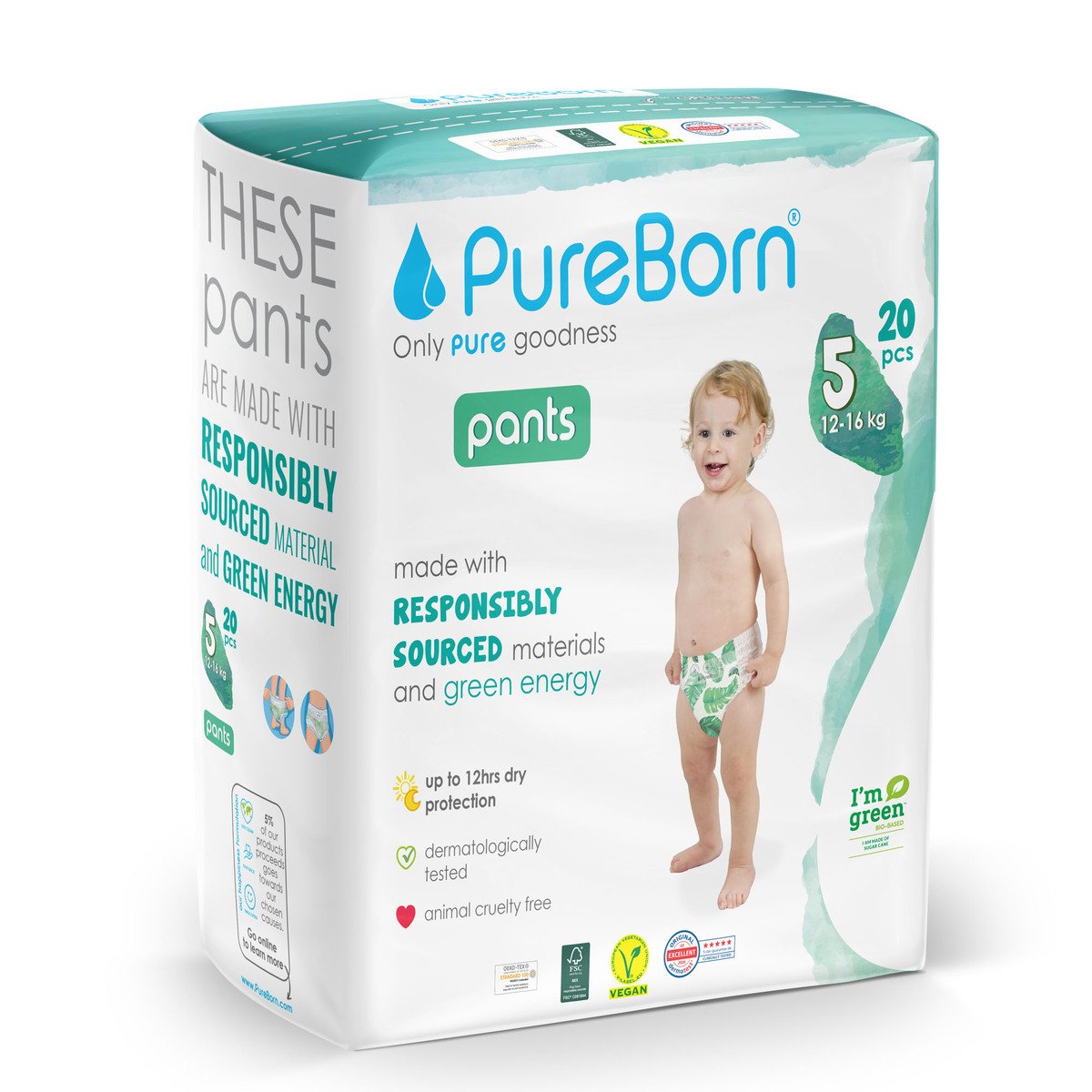 Buy Pure Born Pants 5 20pcs (Sold Separately Subject to Availability) | Yallatoys.com
