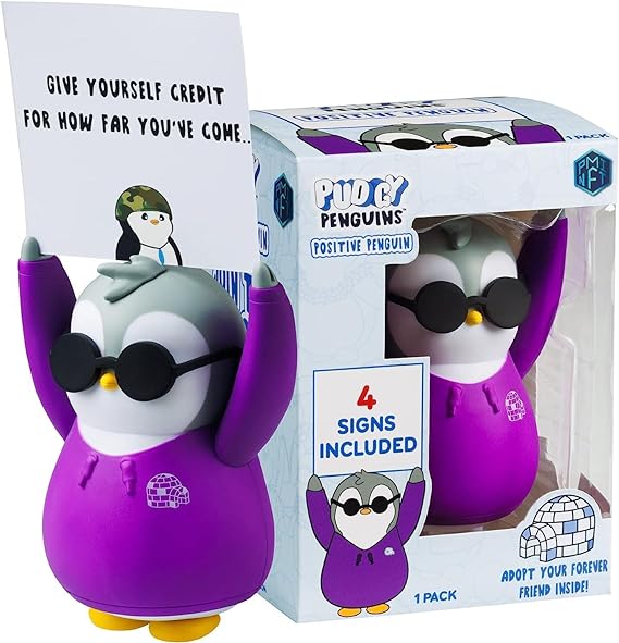 Buy Pudgy Penguins Authentic 4.5inch Good Vibes Penguin Toy (Sold Separately Subjected to Availability) | Yallatoys.com