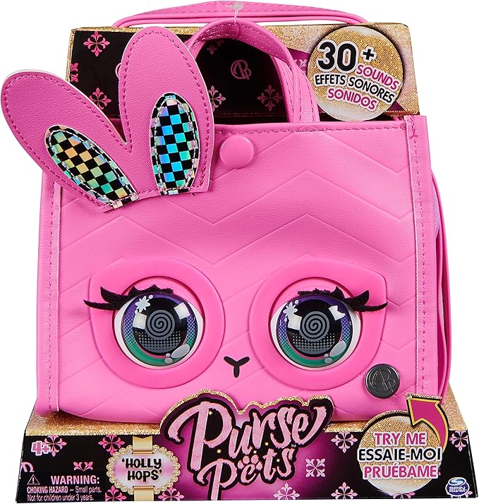 Buy Purse Pets Interactive Bag Holly Hops Bunny | Yallatoys.com