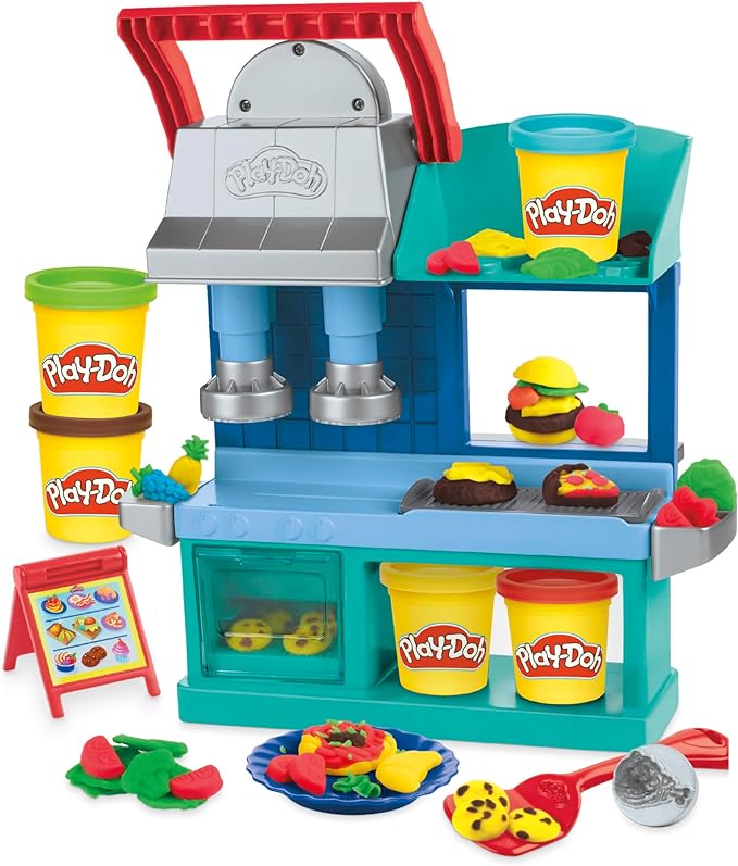 Buy Play Doh Kitchen Creations Busy Chefs Restaurant Playset | Yallatoys.com