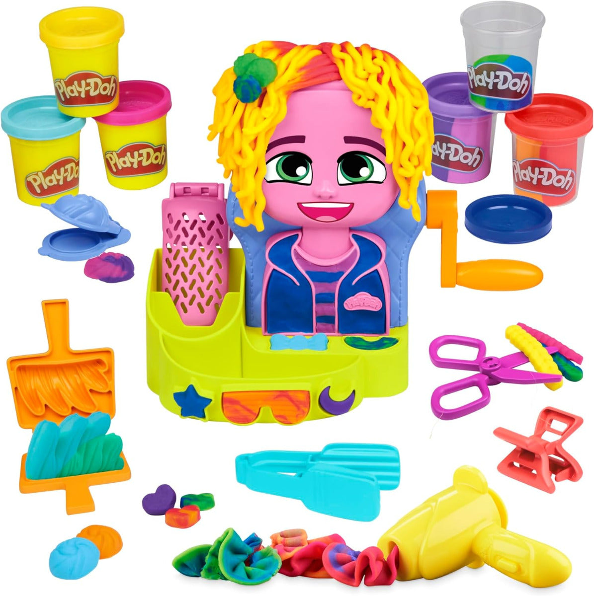 Buy Playdoh Hair Styling Salon Playset | Yallatoys.com
