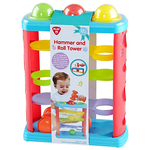 Buy Playgo Hammer and Roll Tower | Yallatoys.com
