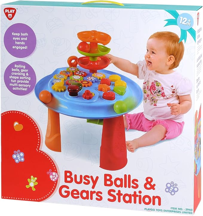 Buy Playgo Busy Balls And Gears Activity Station | Yallatoys.com