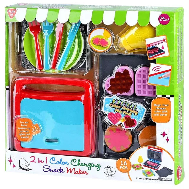 Buy Playgo 2in 1 Color Changing Snack Maker 16pc Set | Yallatoys.com