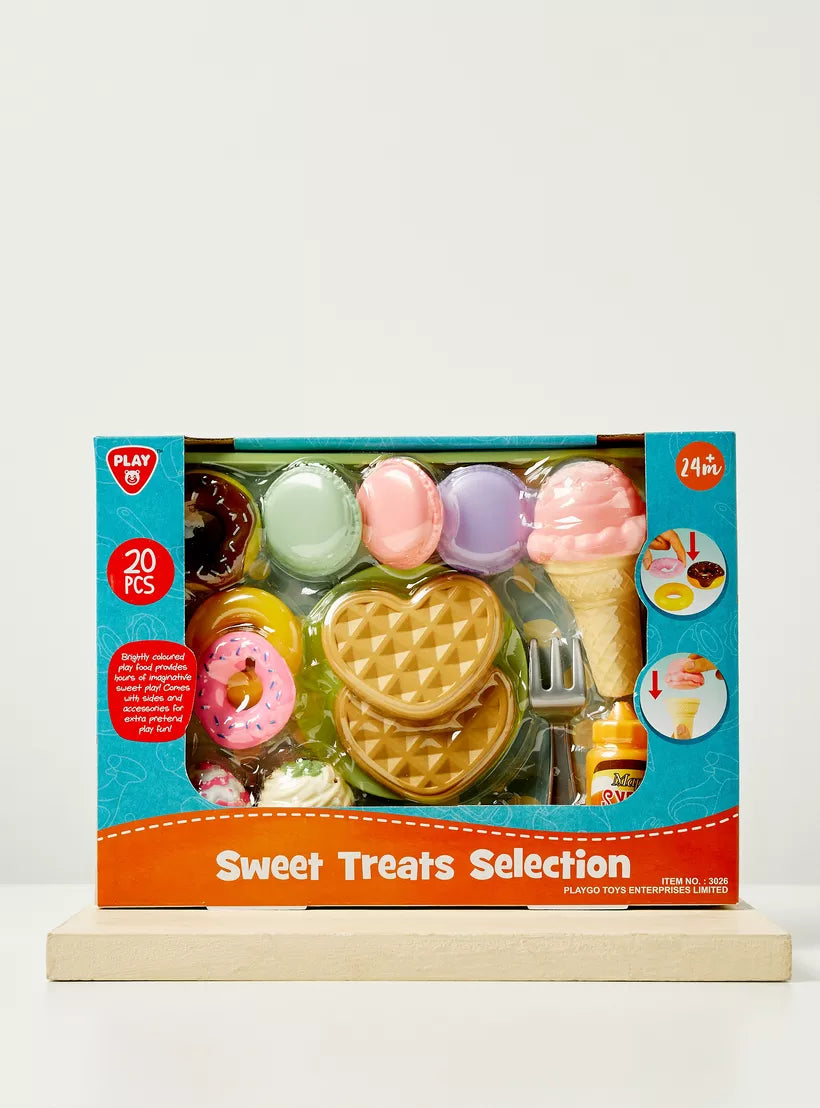 Buy Playgo 20 Piece Sweet Treats Selection Playset | Yallatoys.com
