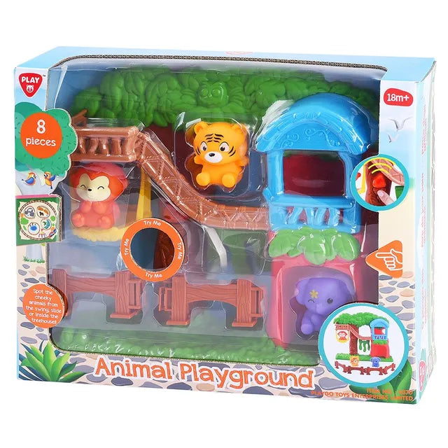 Buy Playgo Animal Playground 8pcs | Yallatoys.com