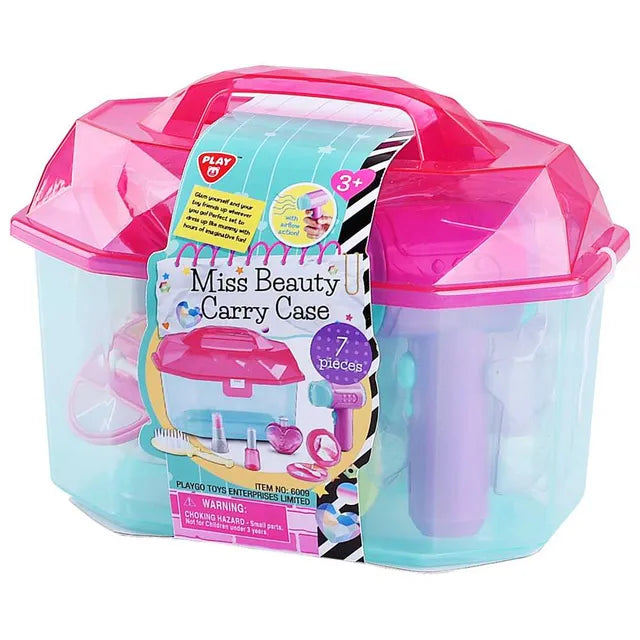 Buy Playgo Miss Beauty Carry Case Playset 7 Pcs | Yallatoys.com