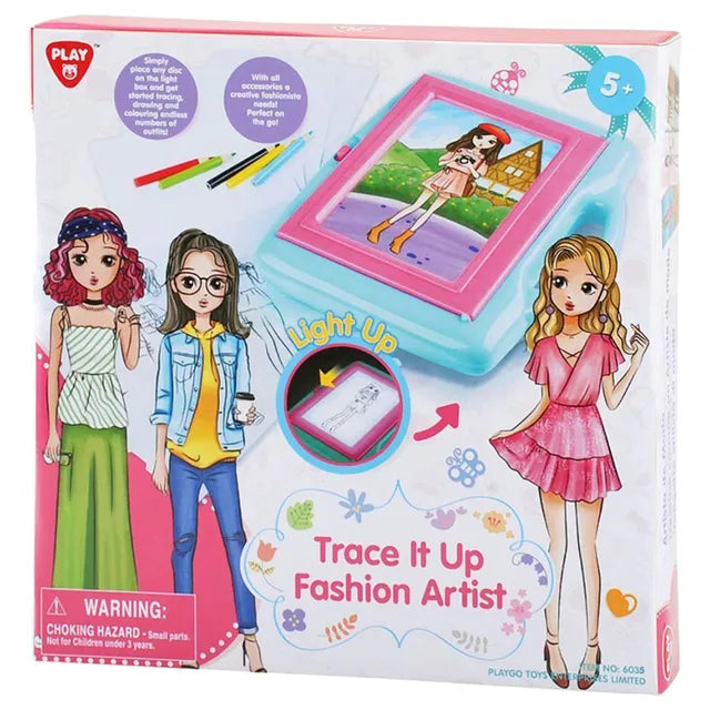 Buy Playgo Trace It Up Fashion Artist Kit 28pcs | Yallatoys.com
