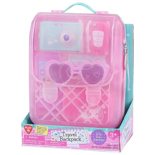 Buy Playgo Travel Backpack Set 12 Pcs | Yallatoys.com