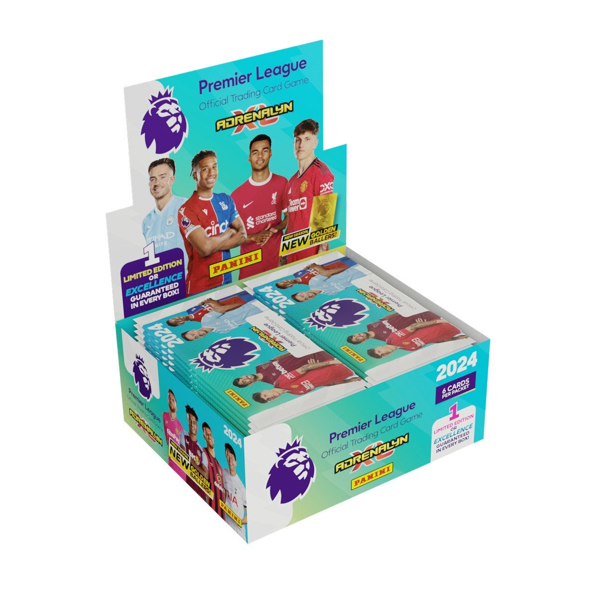 Buy Panini Premier League 2024/25 Adrenalyn XL Single Pack Box of 36 (Sold Separately Subjected to Availability) | Yallatoys.com