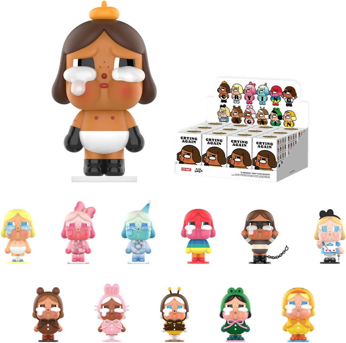 Buy Pop Mart Cry Baby Crying Again Series Vinyl Face Plush Blind Box(Sold Seperately Subject to Availability) | Yallatoys.com