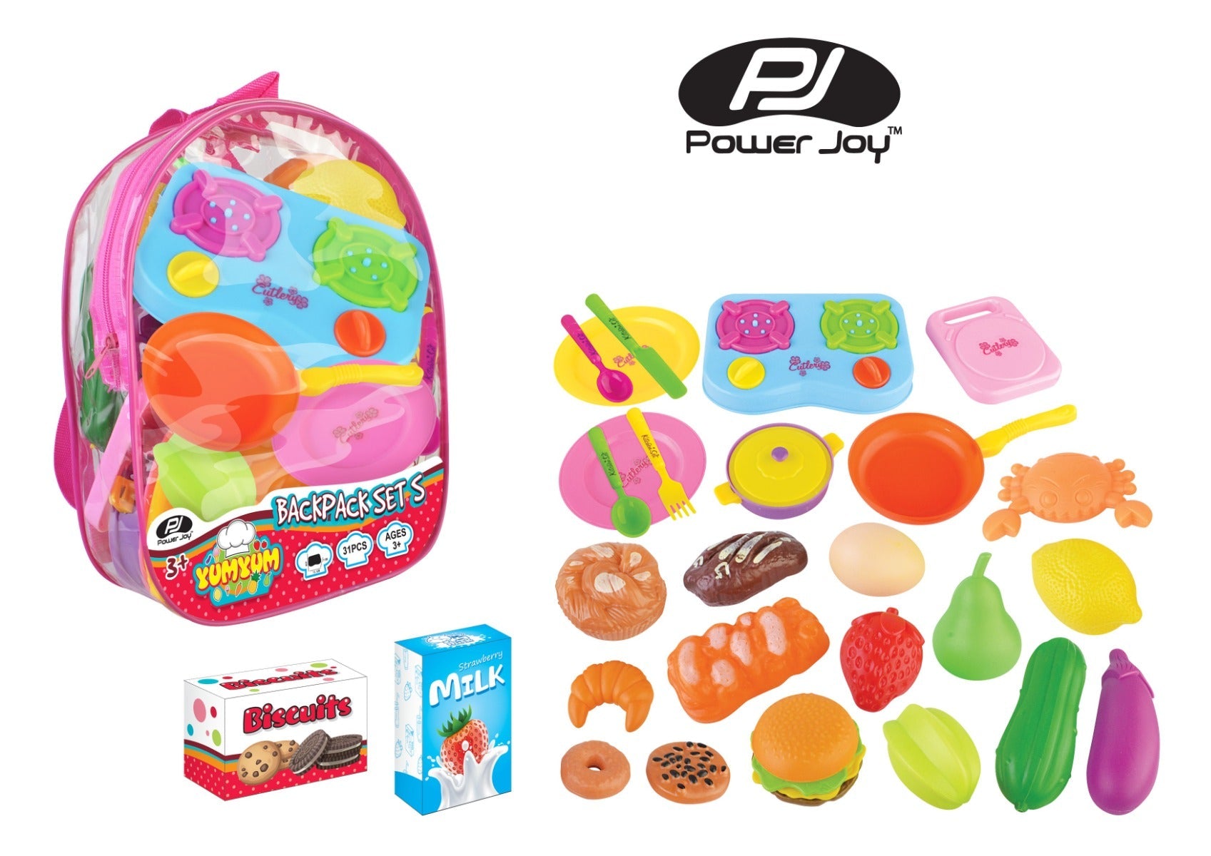 Buy Power Joy Yumyum Backpack Set | Yallatoys.com