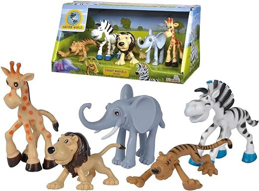 Buy Simba Nature World Safari Funny Animals Toy Set (Sold Separately Subject to Availability) | Yallatoys.com